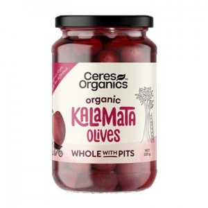 Ceres Organic Kalamata Olives Whole with Pits 320g