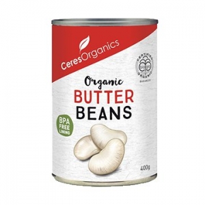 Ceres Organic Butter Beans 400g x 12