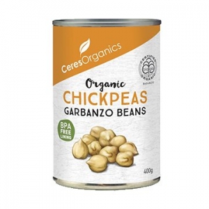 Ceres Organic Chickpeas/Garbanzo Beans 400g x 12
