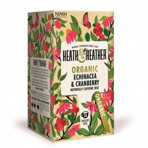 Heath and Heather Organic Echinacea & Cranberry 20t-bags
