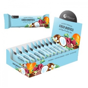 Nutra Organics Coco Biotics Probiotic Energy Bar 45g x 12