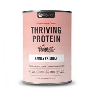 Nutra Organics Thriving Protein Strawberries & Cream 450g