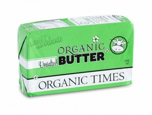 Organic Times Organic Butter Unsalted 250g x 24
