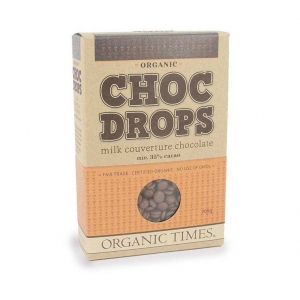 Organic Times Organic Milk Chocolate Drops 200g