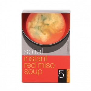 Spiral Instant Red Miso Soup Box 5pk