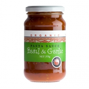 Spiral Organic Pasta Sauce Basil & Garlic 375g