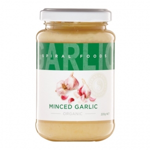 Spiral Organic Minced Garlic 220g