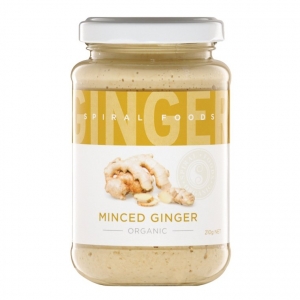 Spiral Organic Minced Ginger 220g