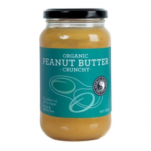 Spiral Organic Peanut Butter Crunchy  375g