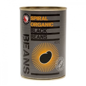 Spiral Organic Black Beans 400g