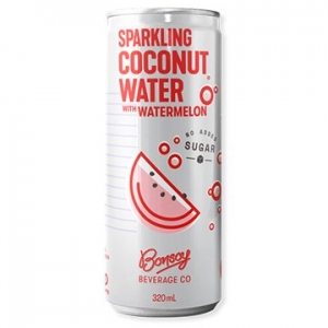 Bonsoy Sparkling Coconut Water Watermelon 320ml x 6