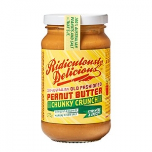 Ridiculously Delicious Chunky Crunch Peanut Butter 375g
