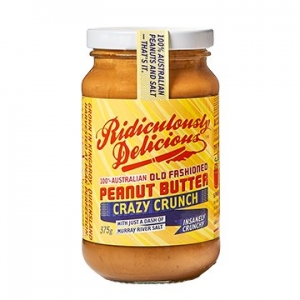 Ridiculously Delicious Crazy Crunch Peanut Butter 375g