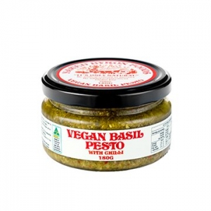 Naked Byron Vegan Basil Pesto with Chilli 180g x 6