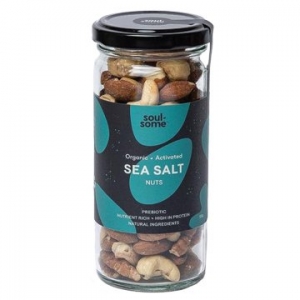Soulsome Foods Organic Activated Sea Salt Nuts 120g