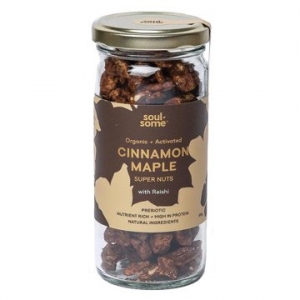 Soulsome Foods Organic Activated Cinnamon Maple Super Nuts with Reishi 100g