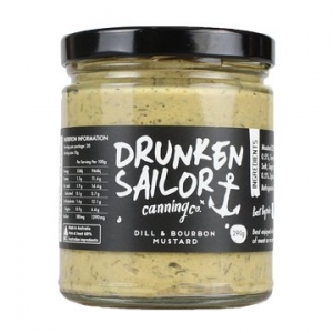 Drunken Sailor Canning Co. Dill & Bourbon Mustard  260g